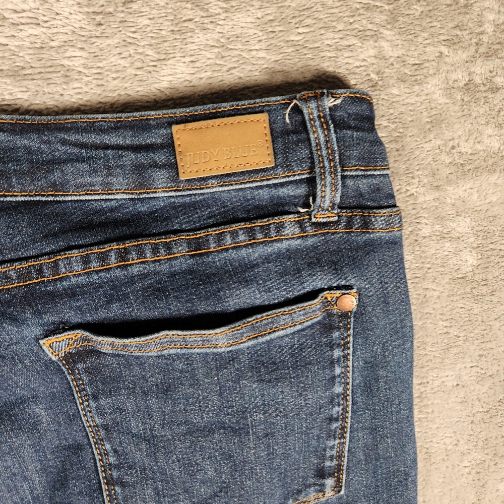 Judy Blue Slim Bootcut Jeans Women 15/32 Blue Excellent Stretch JB88359 - Picture 13 of 14